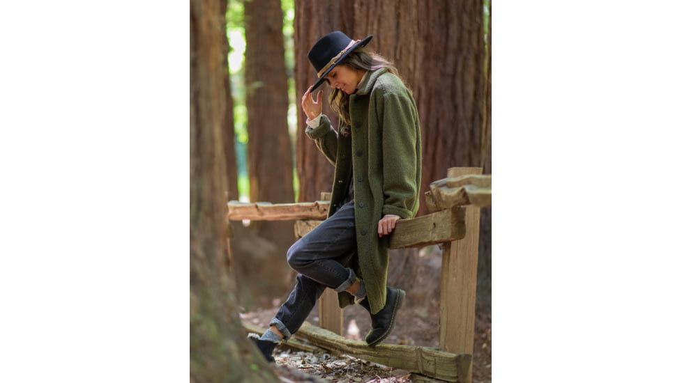 Carve Designs Sutton Boucle Jacket - Womens, Fir, Medium, JCLF25-392-MD