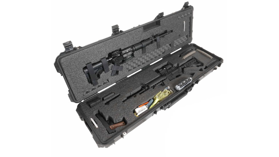 DEMO, Case Club 2 AR15 Rifle Case, Black, Large, CC6064HXYW2AR