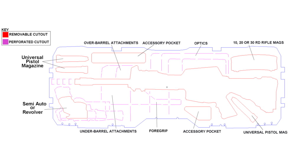 Case Club AR15 Rifle Carry Case, Black, Medium, CC6500FLAR15