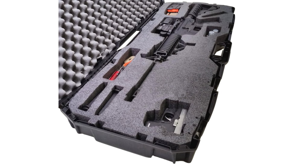 Case Club AR15 Rifle Carry Case, Black, Medium, CC6500FLAR15