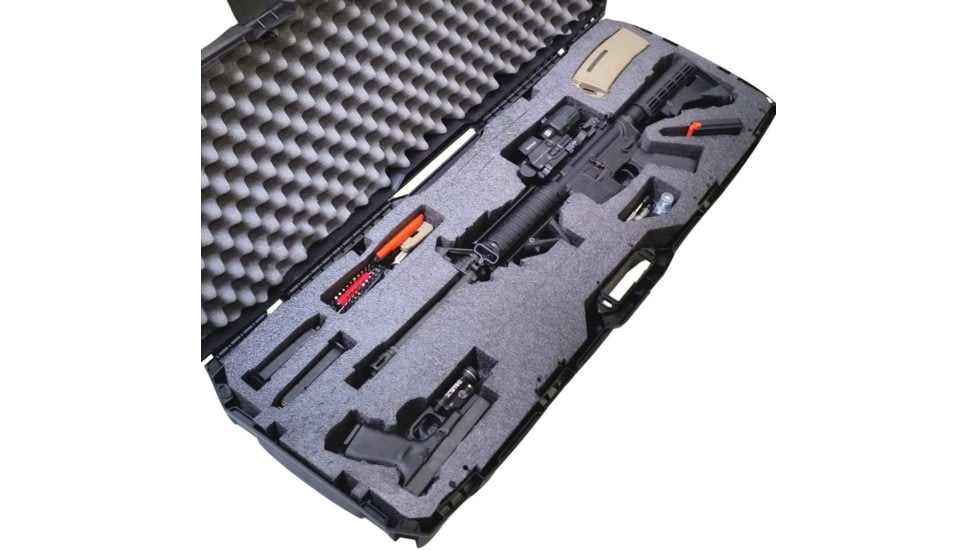 Case Club AR15 Rifle Carry Case, Black, Medium, CC6500FLAR15