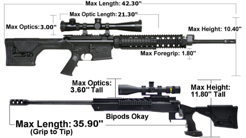 Case Club Precision Rifle and AR Case, Black, Large, CC6064HXYWPREAR