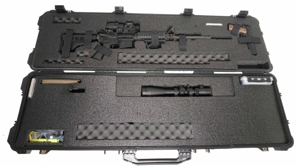 Case Club Precision Rifle and AR Case, Black, Large, CC6064HXYWPREAR