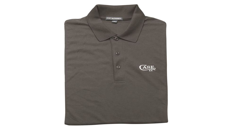 Case Polo Shirt, Gray, Extra Large, 52501