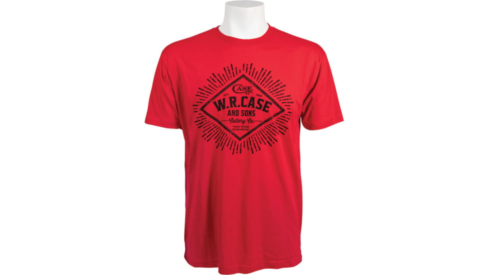 Case W.R. Case Red T-Shirt - Men's, Medium, Red, 52569
