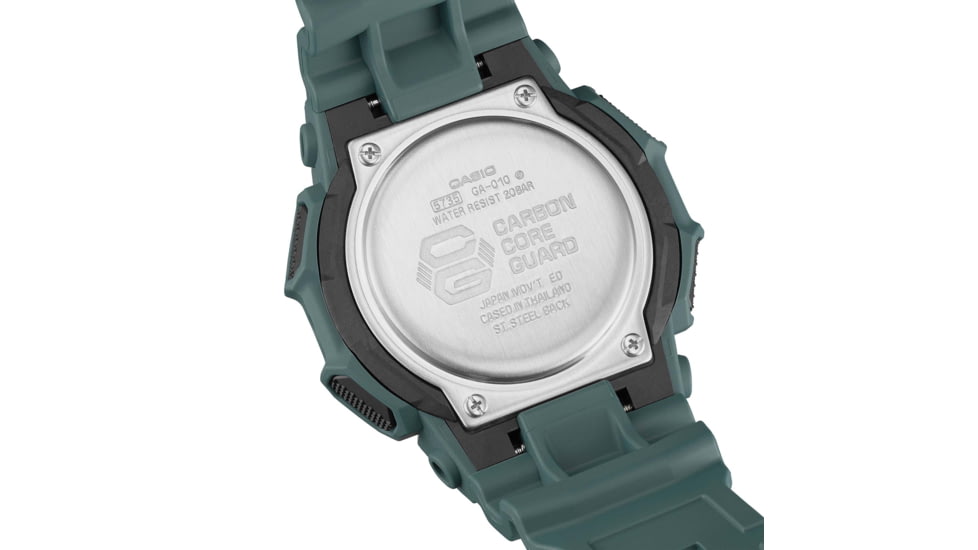 Casio G-Shock Mens Analog-Digital Movement Watch, 55 mm Case Diameter, Resin, Blue, Bio-based Resin, GA-010-2ACR