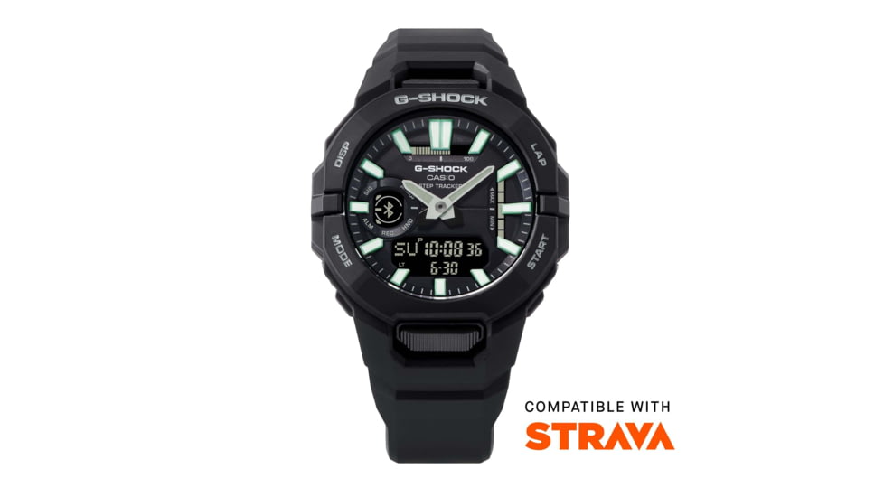 Casio G-Shock Mens Move Analog-Digital Watch w/Bluetooth Connect/Step Tracker, 49 mm Case Diameter, Resin, Black, Bio-based Resin, GBA-950-1ACR