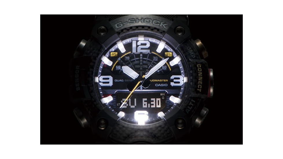 Casio G-Shock Mudmaster Triple-Sensor Watch - Mens, Black, GGB100-1A3