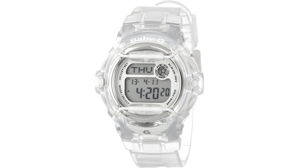 Casio Outdoor Baby-G Digital Resin Watch, White, BG169R-7BM