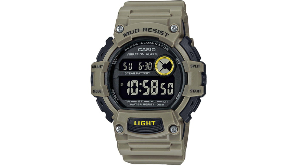 Casio Outdoor Digital MUD Resistant Resin Watch - Mens, Tan, One Size, TRT110H-5BV