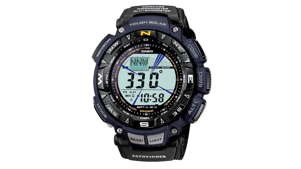 Casio Outdoor PATHFINDER  - SOLAR POWER, Black/Blue PAG240B-2