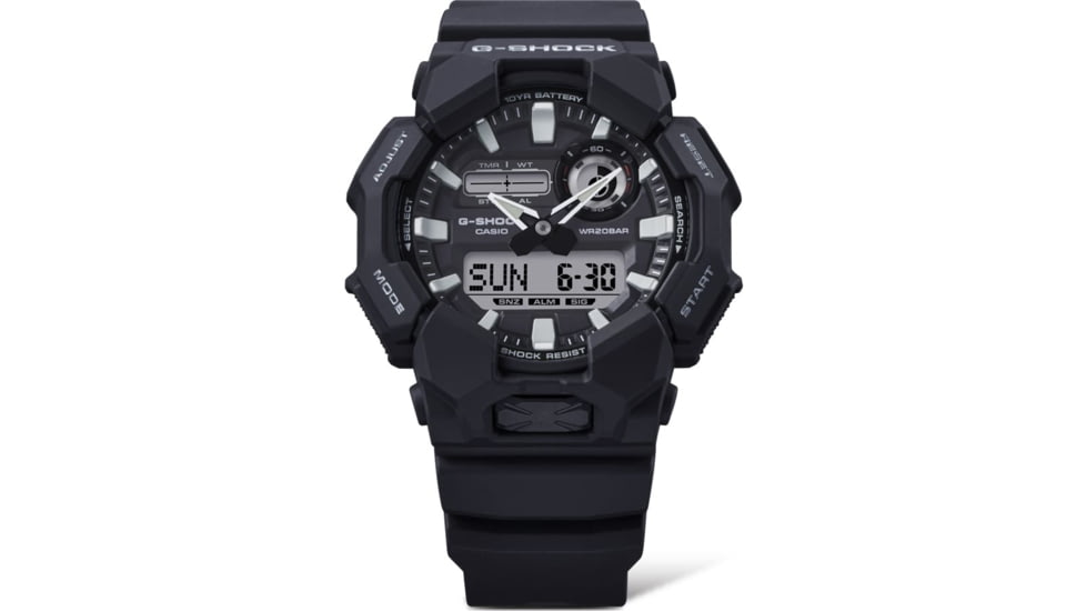 Casio Tactical G-Shock Analog-Digital 10-Year Battery Watch - Mens, Black, One Size, GA-010-1ACR