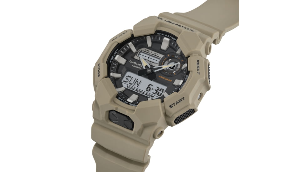 Casio Tactical G-Shock Analog-Digital 10-Year Battery Watch - Mens, Tan, One Size, GA-010-5ACR