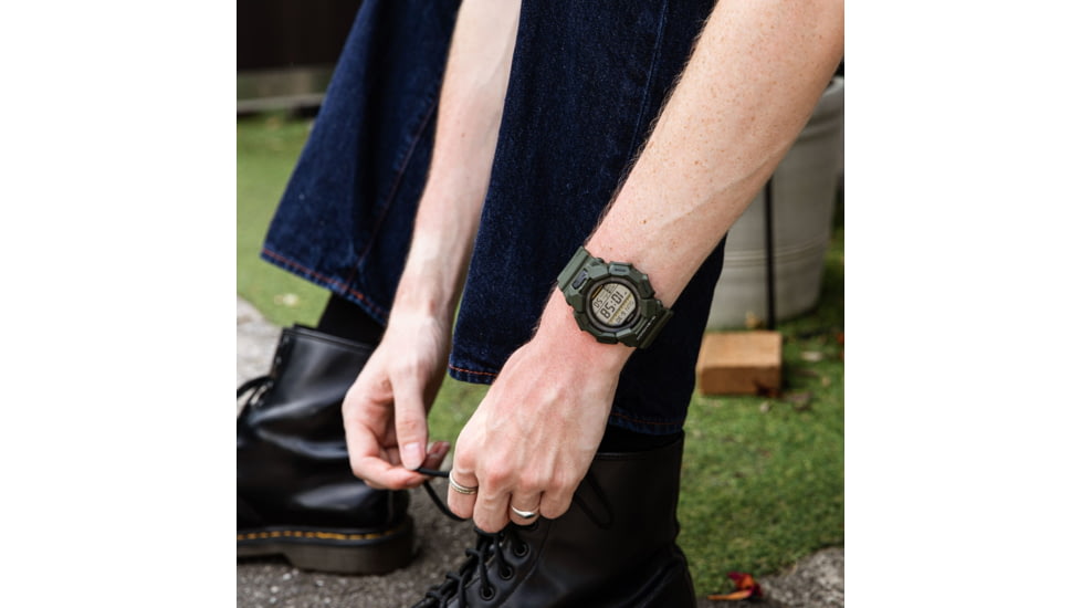 Casio Tactical G-Shock Classic 10-Year Battery Digital Watch - Mens, Green, One Size, GD-010-3CR