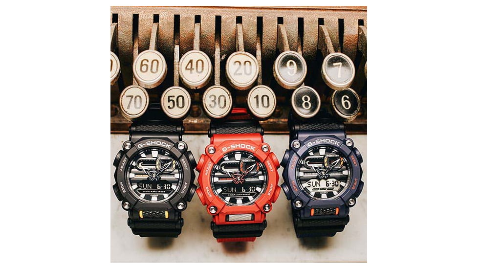 Casio Tactical G-Shock Heavy Duty Super LED Watches, Black, GA900-1A
