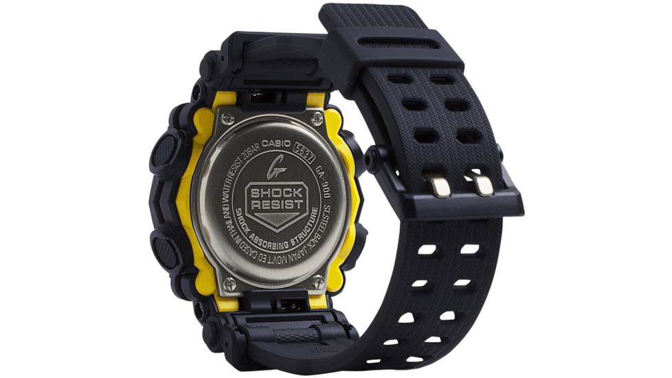 Casio Tactical G-Shock Heavy Duty Super LED Watches, Black, GA900-1A