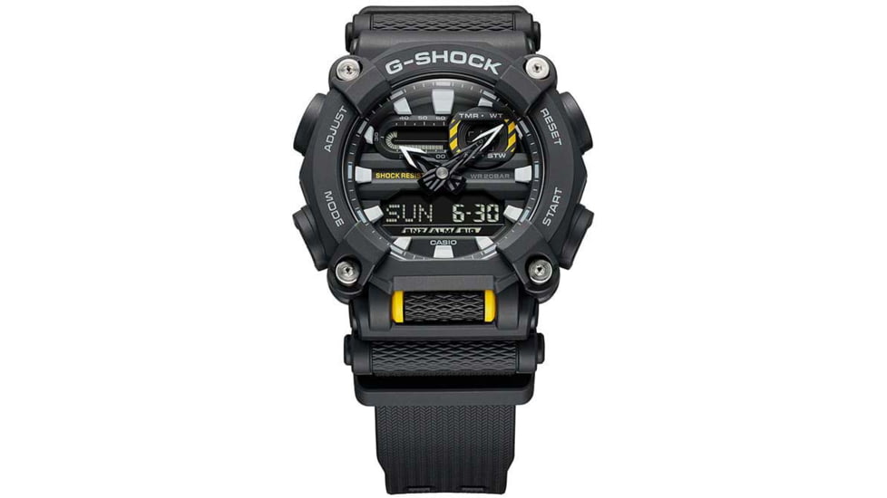 Casio Tactical G-Shock Heavy Duty Super LED Watches, Black, GA900-1A