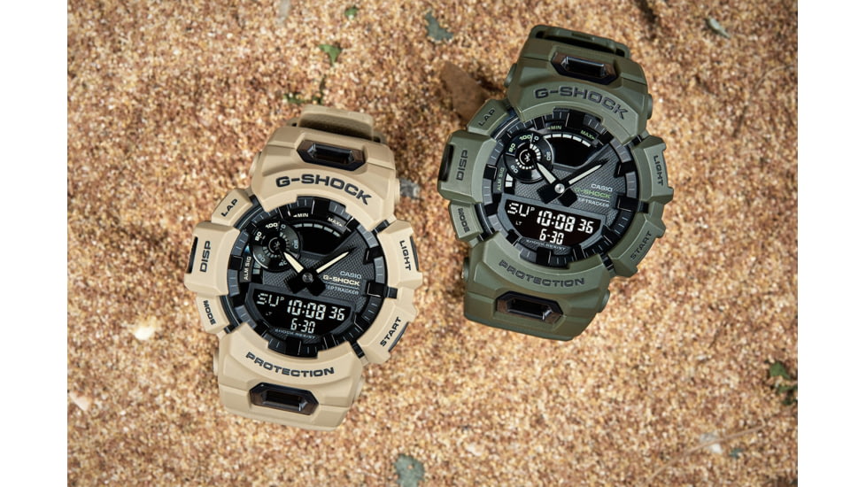 Casio Tactical G-Shock Move Analog-Digital Step-Tracker Watch, Green, One Size, GBA900UU-3A