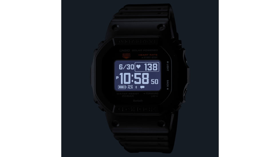 Casio Tactical G-shock/vlc Distribution DWH56001 G-Shock Move Series Fitness Tracker Black Size 145-215mm, Black, 145-215mm, DWH56001