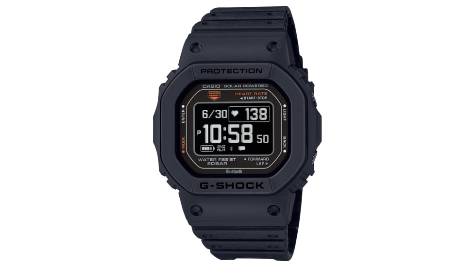 Casio Tactical G-shock/vlc Distribution DWH56001 G-Shock Move Series Fitness Tracker Black Size 145-215mm, Black, 145-215mm, DWH56001