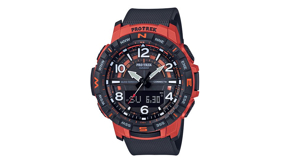 Casio Tactical Protrek Quad Sensor Watch w/Bluetooth, PRTB50-4
