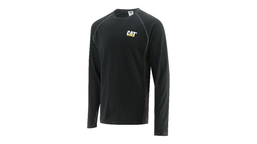 Caterpillar Flame Resistant Base Layer Long Sleeve T-Shirt, Black, Large, 1510101-016-L, Additional Views