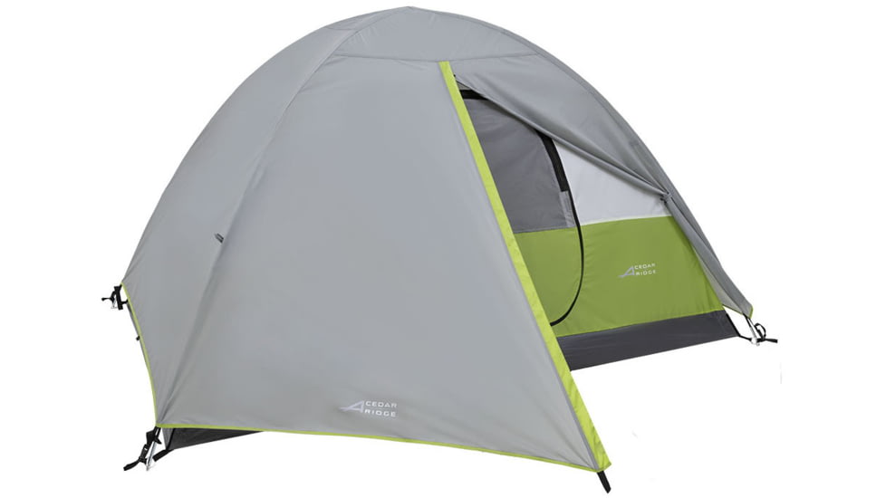 Cedar Ridge Aspen 2-Person Tent, Gray/Citrus, 5221935