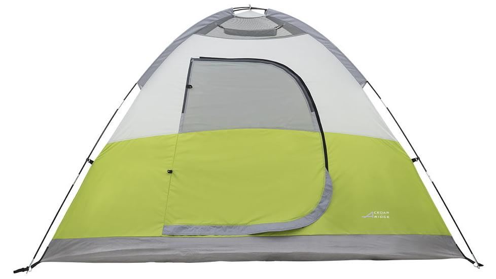 Cedar Ridge Cypress 4-Person Tent, Gray/Citrus, 5421835