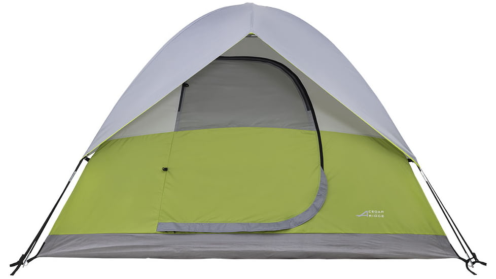 Cedar Ridge Cypress 4-Person Tent, Gray/Citrus, 5421835