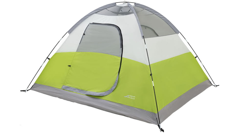 Cedar Ridge Cypress 6-Person Tent, Gray/Citrus, 5621835