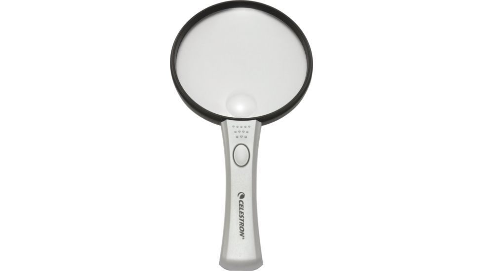 Celestron Large Handheld LED Illuminated Magnifier - 2x