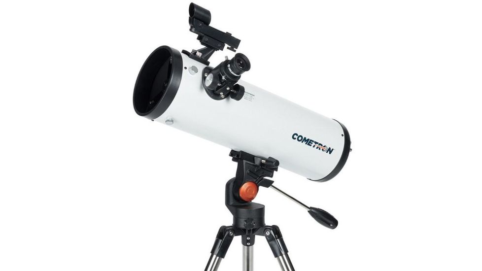 Celestron Cometron 114AZ Telescope, White 21079