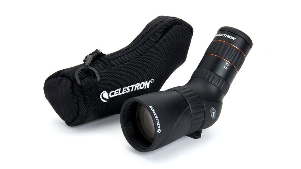 Celestron Hummingbird 7-22x50mm ED Angled Micro Spotting Scope, Black 52307