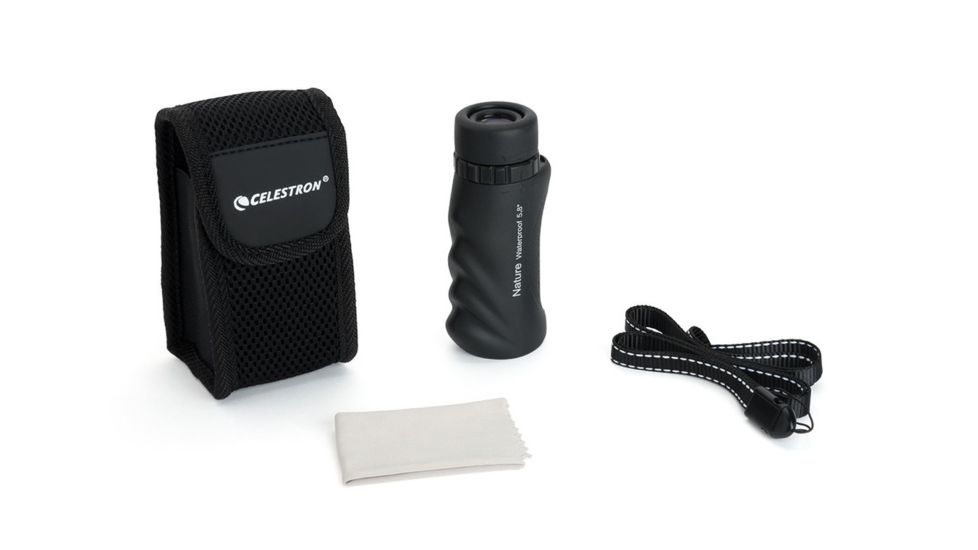 Celestron Nature 10x25 Waterproof Roof Prism Monocular, Black - 71210