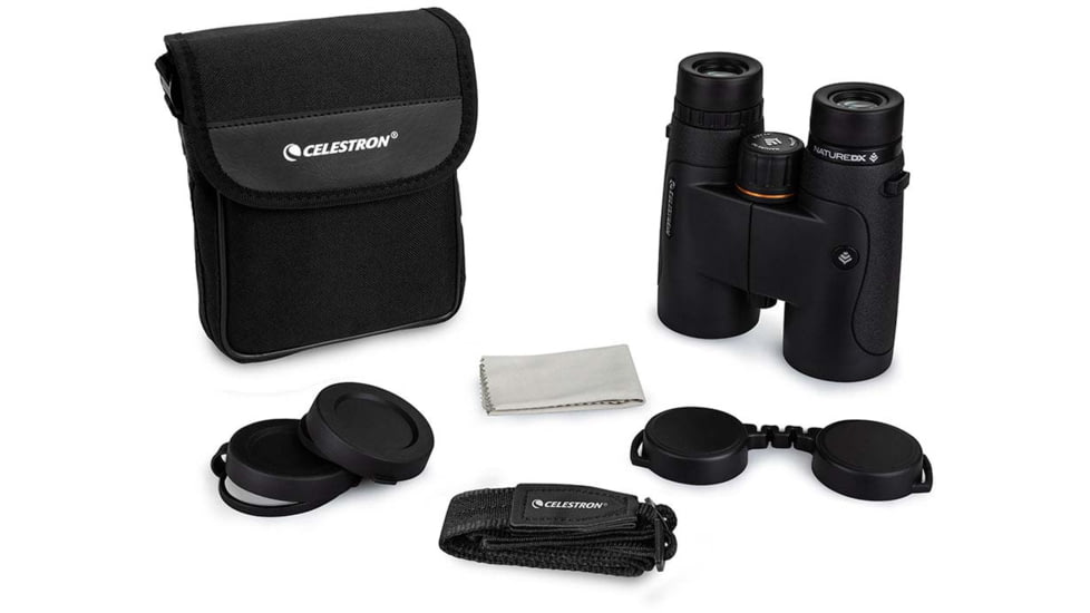 Celestron Nature DX 8X42mm Roof Prism Binoculars, Black, 72322