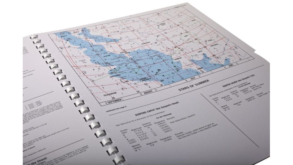 Celestron Sky Maps Chart - Illustrated Star Map Atlas / Deep Sky objects Reference Guide 93722