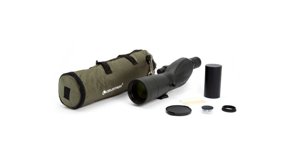 Celestron TrailSeeker 65,16.6x3.5x5.1in,Straight Spotting Scope 52331