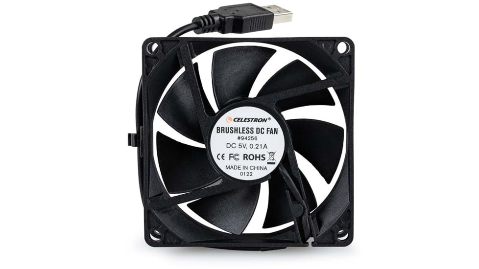 Celestron USB Cooling Fan for 10in Dobsonians Telescope, 94256