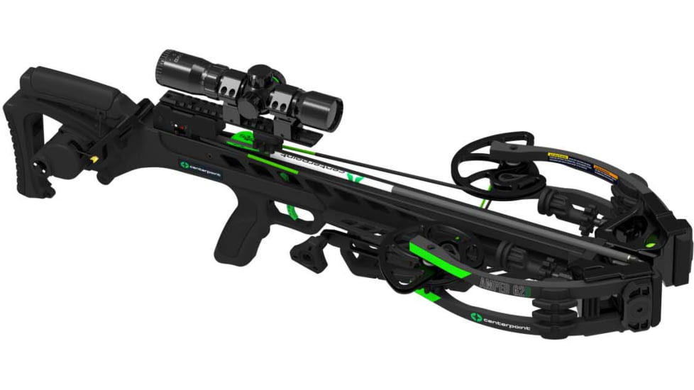 CenterPoint Amped G2D Crossbow, 430fps, Black, C0013
