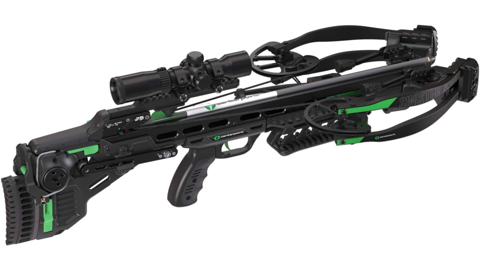 CenterPoint Sinister 430D Crossbow, 430fps, Black, C0021