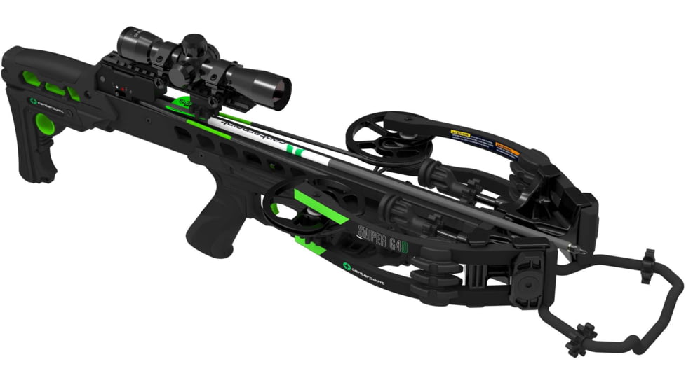 CenterPoint Sniper G4D Crossbow, 400fps, Black, C0020