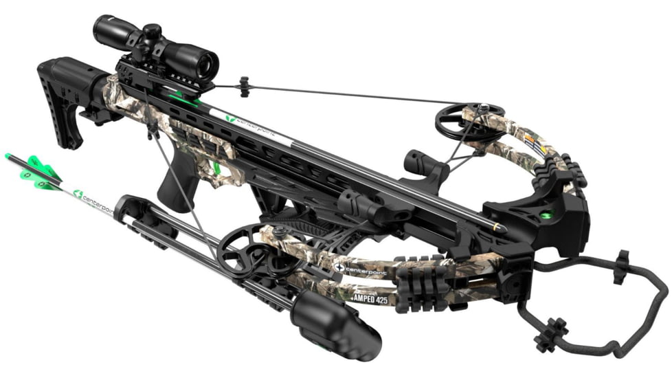 Centerpoint Xbow Kit Amped 425 4x32 Fold Stk Camo Power Draw