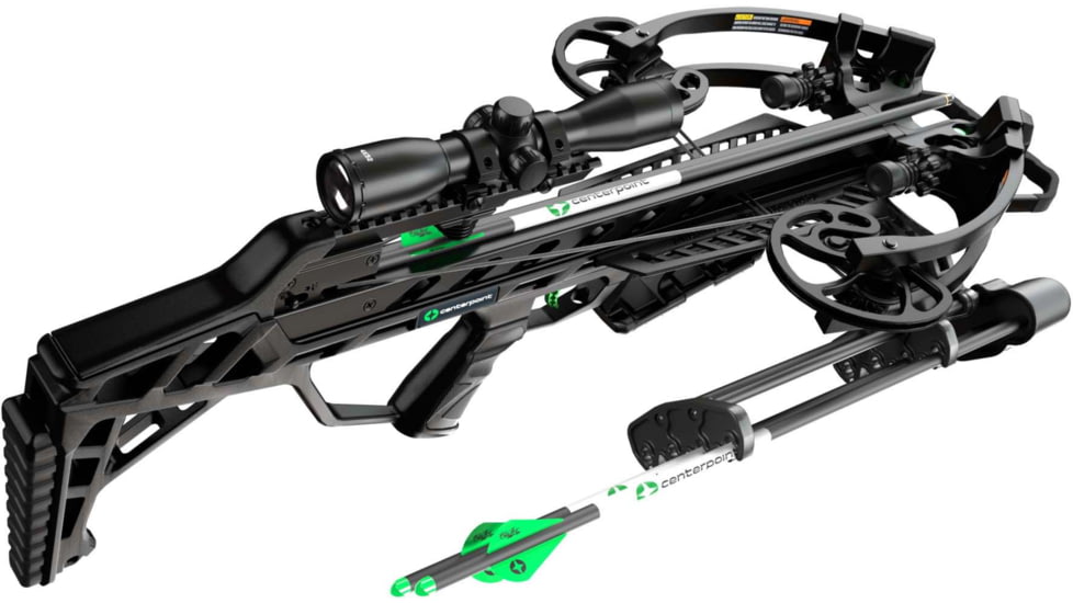 Centerpoint Xbow Wrath 430sc Silent Crank Adj Stk 430fps Bk