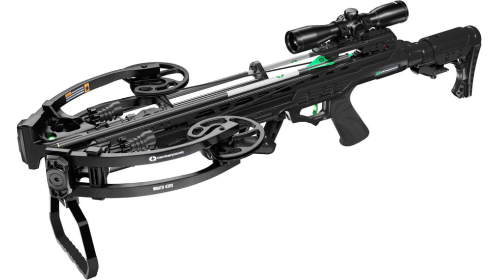 Centerpoint Xbow Wrath 430x Adj Stock 430fps Black