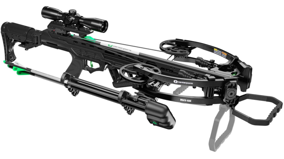 Centerpoint Xbow Wrath 430x Adj Stock 430fps Black