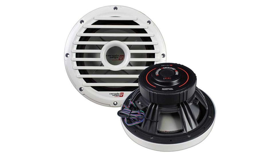 CERWIN VEGA RPM 10in 4ohm SVC Marine Subwoofer for Sealed/Vented Applications - 400W Max / 200W RMS, White RPM104SL