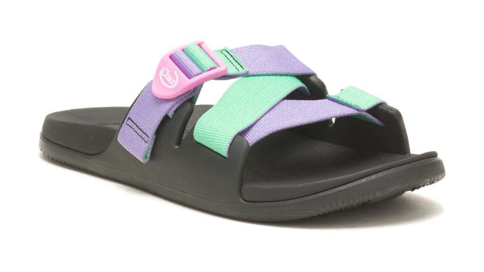 Chaco Chillos Slide - Womens, PurpleGreen, 10, JCH109582-M-10