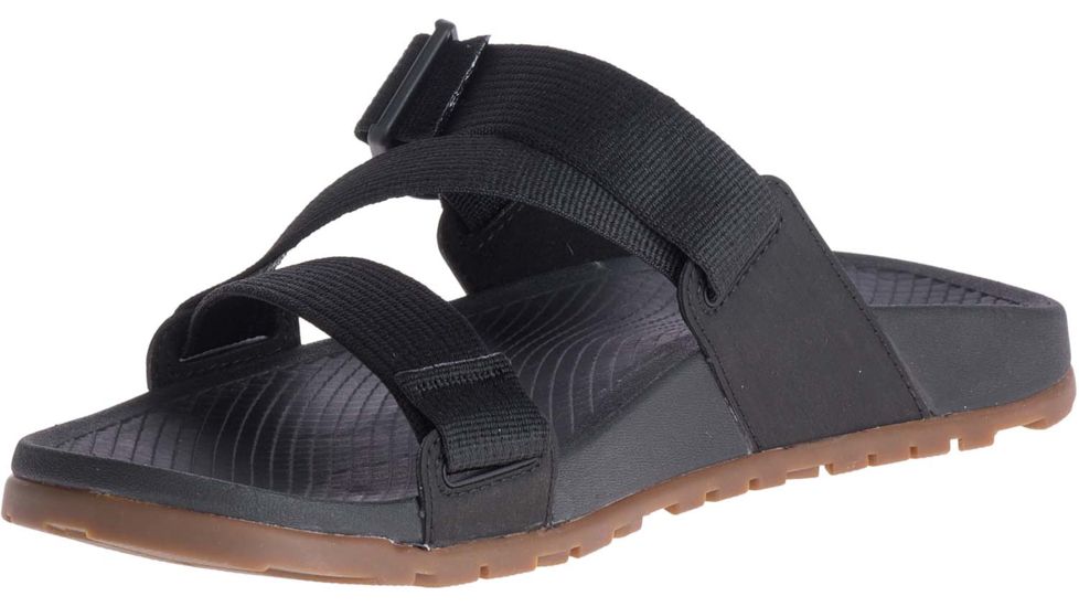 Chaco Lowdown Slide Sandals - Mens, Black, 8 US, JCH107123-8