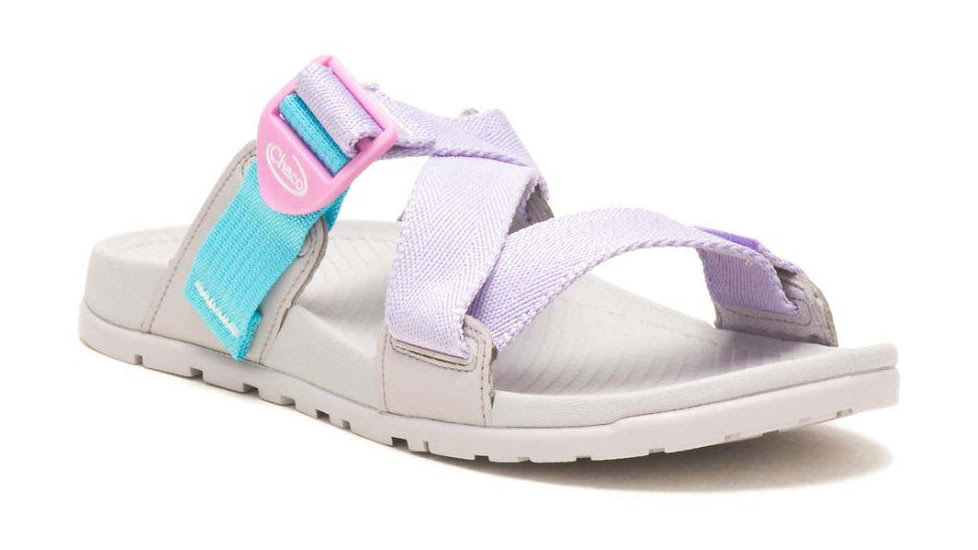 Chaco Lowdown Slide - Womens, PurpleRoseAqua, 5, JCH109368-M-5