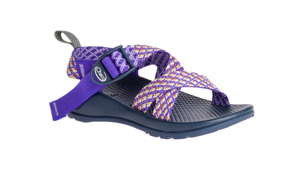 Chaco Z1 Ecotread Sandals - Kids, 13 Kid, Picnic Purple, J180008-13